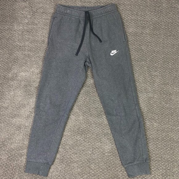 Nike Sportswear Club Fleece Joggers Sweatpants Men's Small Gray Pants BV2671 071 - Picture 1 of 15
